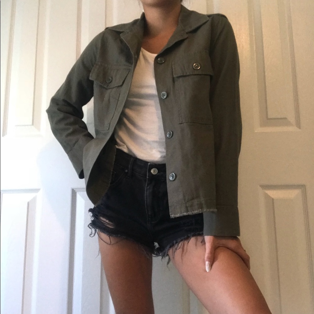 Army Green Light Jacket